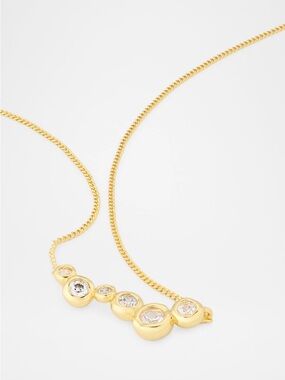 ALEXIS BITTAR Asterales Gold Constellation Necklace Clear C Z AU20